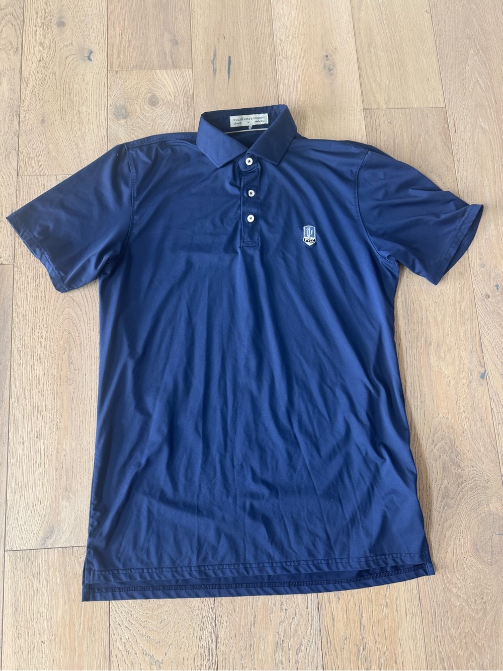 Holderness & Bourne Mens Tailored Fit Polo Medium Paradise Valley Country Club